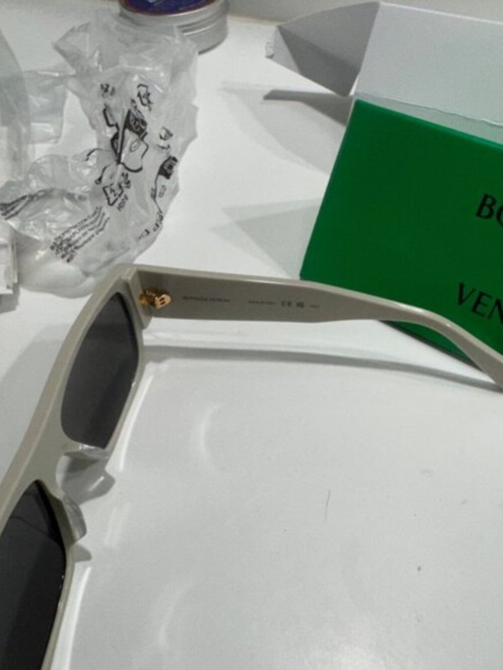Bottega Veneta 57mm Rectangular Sunglasses - Picture 9 of 10
